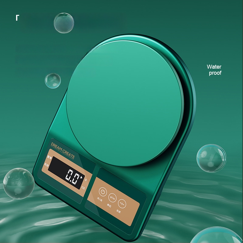 KO6M elektromos konyhai mérleg, 0,01 g pontosságú ételméréshez, háztartási használatra