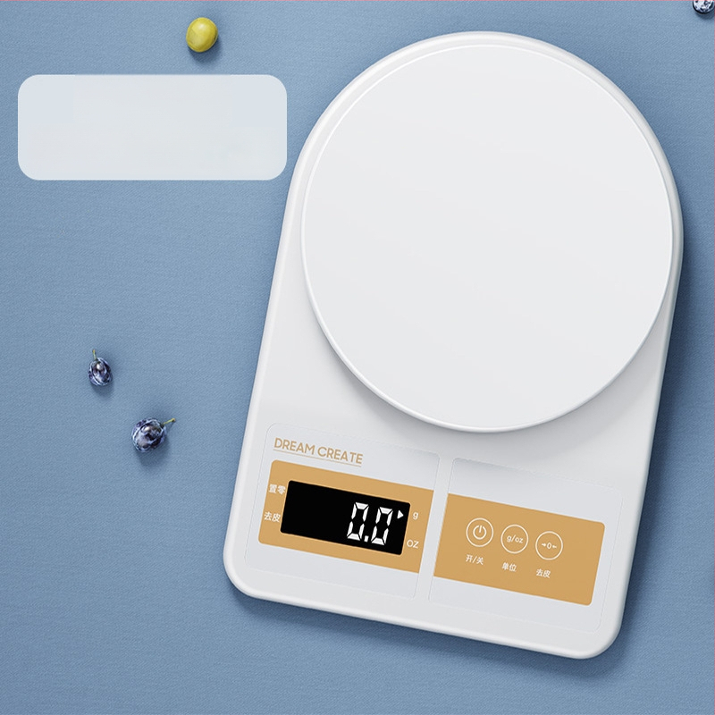 KO6M elektromos konyhai mérleg, 0,01 g pontosságú ételméréshez, háztartási használatra