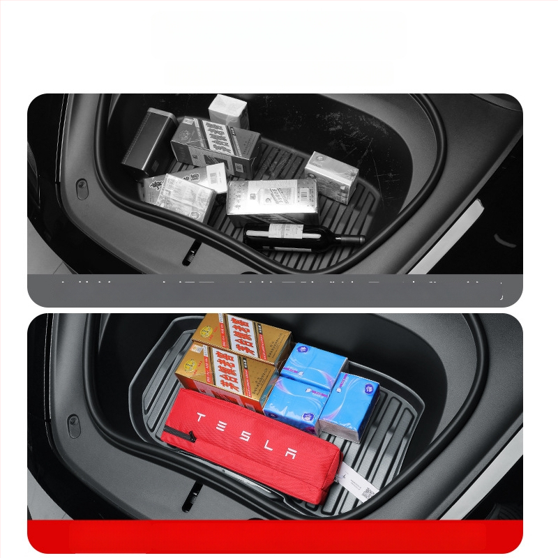 Μπροστινή μοκέτα πορτ μπαγκάζ για Tesla Model 3/Y – πλήρης κάλυψη, Υλικό TPE, Τάξη 92, Guangzhou Mingshi