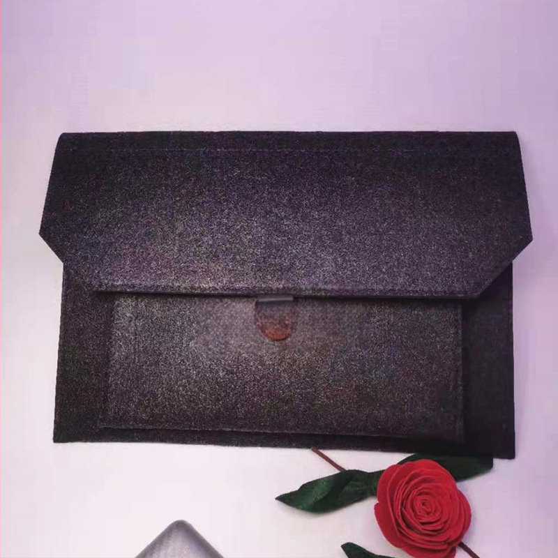 Нетъкан текстилен калъф за таблет и ноутбук с капак, вътрешна подплата, джоб за компютър, мека дръжка – дишащ, износоустойчив и удароустойчив