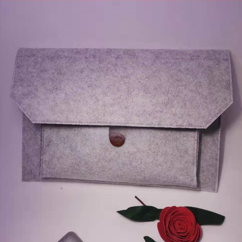 Нетъкан текстилен калъф за таблет и ноутбук с капак, вътрешна подплата, джоб за компютър, мека дръжка – дишащ, износоустойчив и удароустойчив