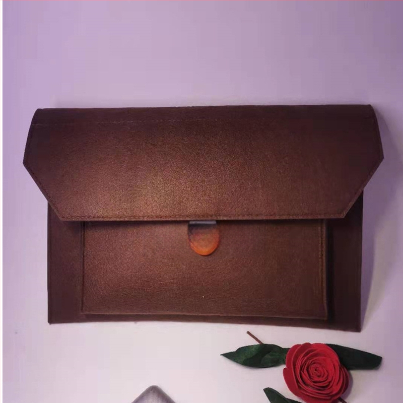 Нетъкан текстилен калъф за таблет и ноутбук с капак, вътрешна подплата, джоб за компютър, мека дръжка – дишащ, износоустойчив и удароустойчив