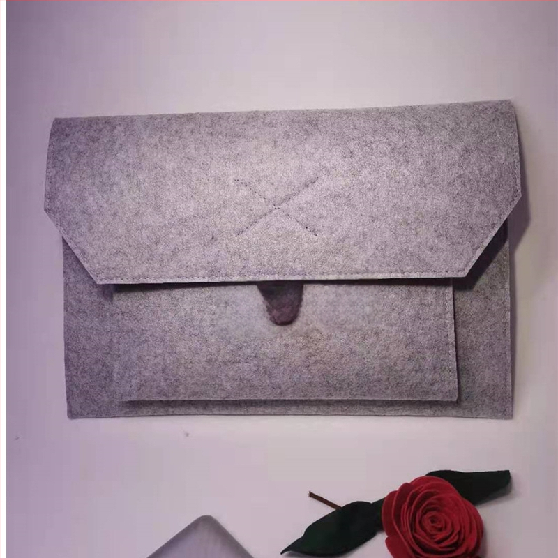 Нетъкан текстилен калъф за таблет и ноутбук с капак, вътрешна подплата, джоб за компютър, мека дръжка – дишащ, износоустойчив и удароустойчив