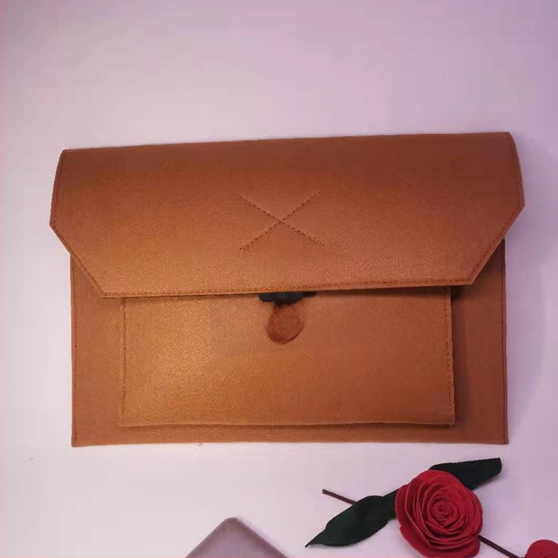 Нетъкан текстилен калъф за таблет и ноутбук с капак, вътрешна подплата, джоб за компютър, мека дръжка – дишащ, износоустойчив и удароустойчив