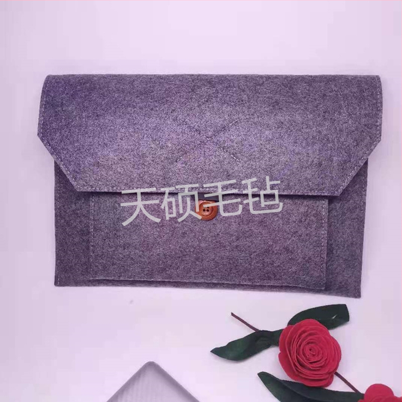 Нетъкан текстилен калъф за таблет и ноутбук с капак, вътрешна подплата, джоб за компютър, мека дръжка – дишащ, износоустойчив и удароустойчив