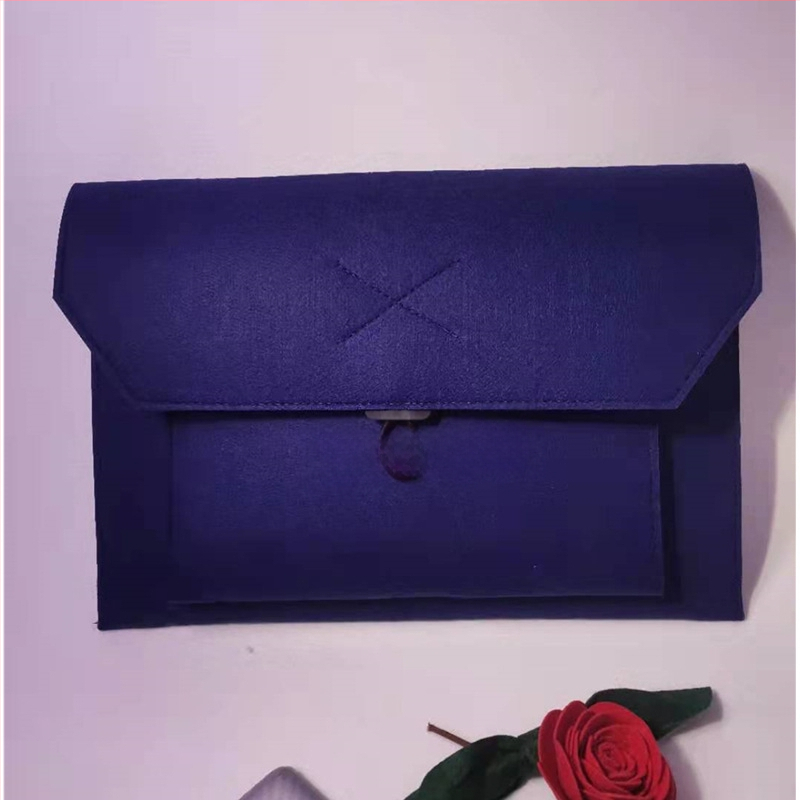 Нетъкан текстилен калъф за таблет и ноутбук с капак, вътрешна подплата, джоб за компютър, мека дръжка – дишащ, износоустойчив и удароустойчив