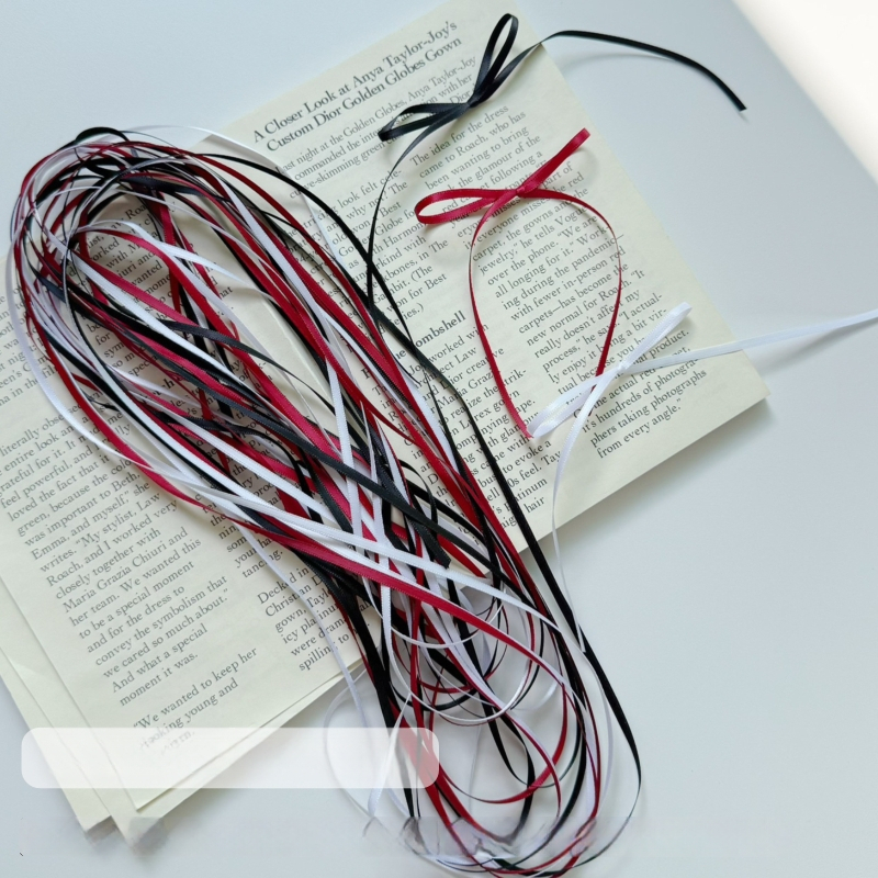 Hajpánt – Kétoldalas szatén, Poliészter velúr anyag, Masni dísz