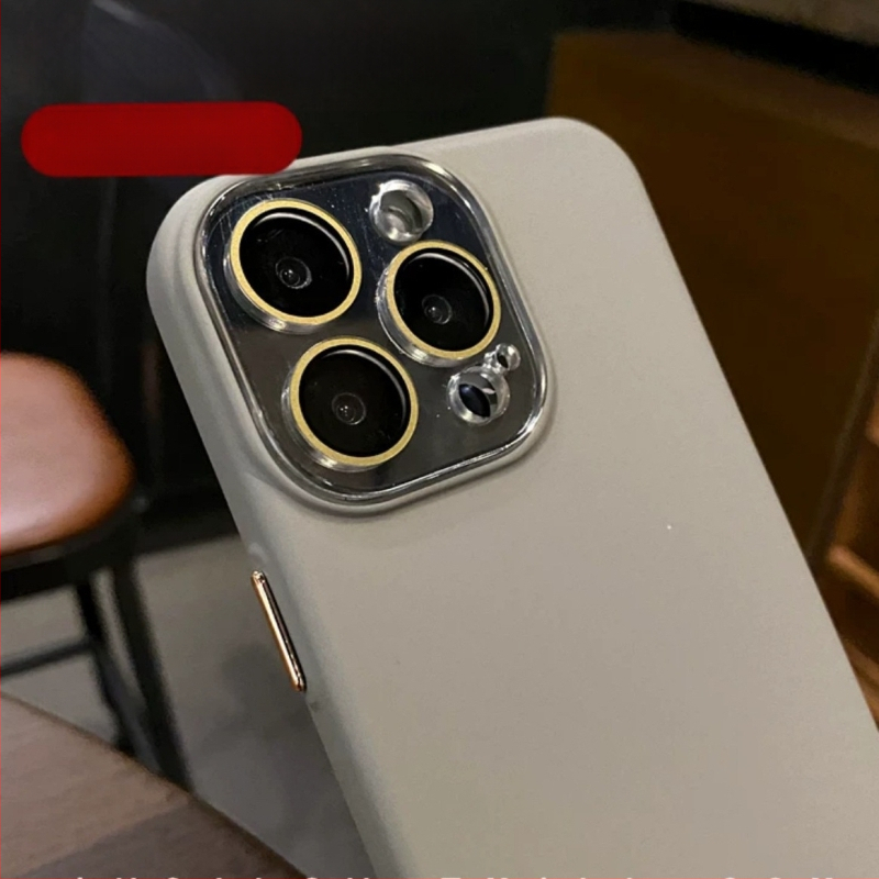 Ye Rong Силиконов калъф за iPhone 11–14 серия (Pro/Pro Max), пълно покритие против изпускане, защита на обектива с филм