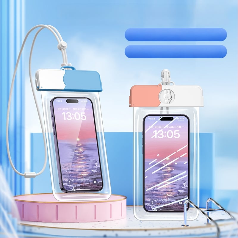 Sac impermeabil pentru telefon cu ecran tactil — ABS+TPU, capacitate 7.2, poliester, stil desen animat, logo tipărit