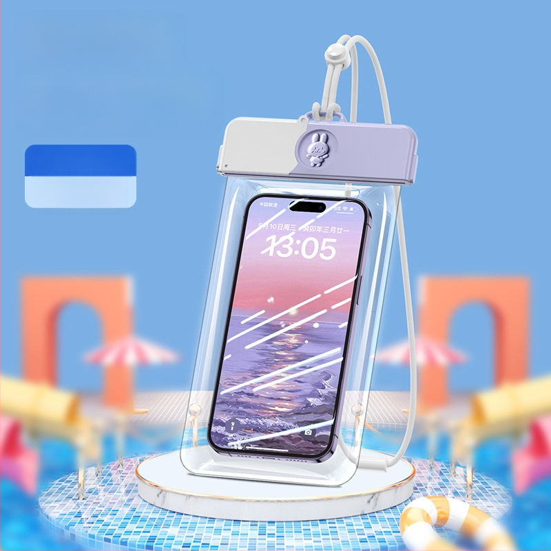 Sac impermeabil pentru telefon cu ecran tactil — ABS+TPU, capacitate 7.2, poliester, stil desen animat, logo tipărit