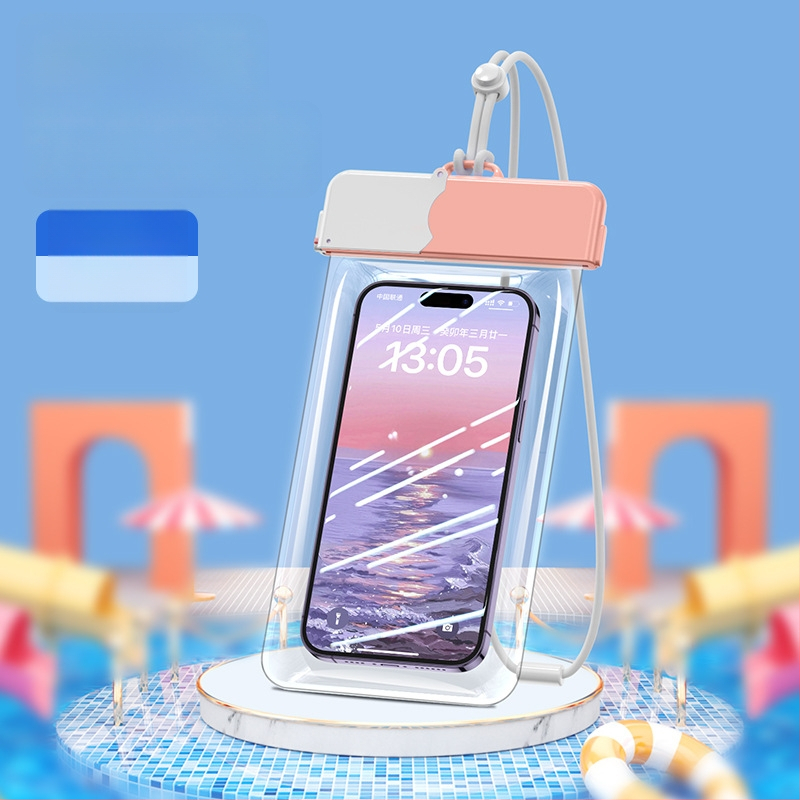 Sac impermeabil pentru telefon cu ecran tactil — ABS+TPU, capacitate 7.2, poliester, stil desen animat, logo tipărit