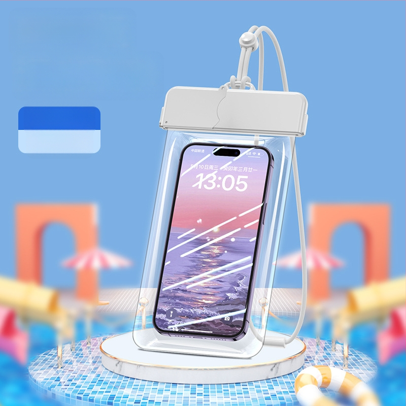 Sac impermeabil pentru telefon cu ecran tactil — ABS+TPU, capacitate 7.2, poliester, stil desen animat, logo tipărit