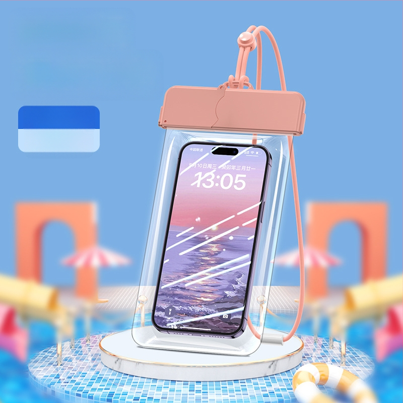 Sac impermeabil pentru telefon cu ecran tactil — ABS+TPU, capacitate 7.2, poliester, stil desen animat, logo tipărit