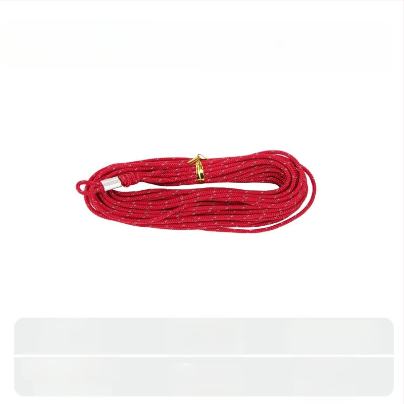 Риболовно въже с ключалка за риба – плетено въже, подсилено със стоманено телено, DIY аксесоар