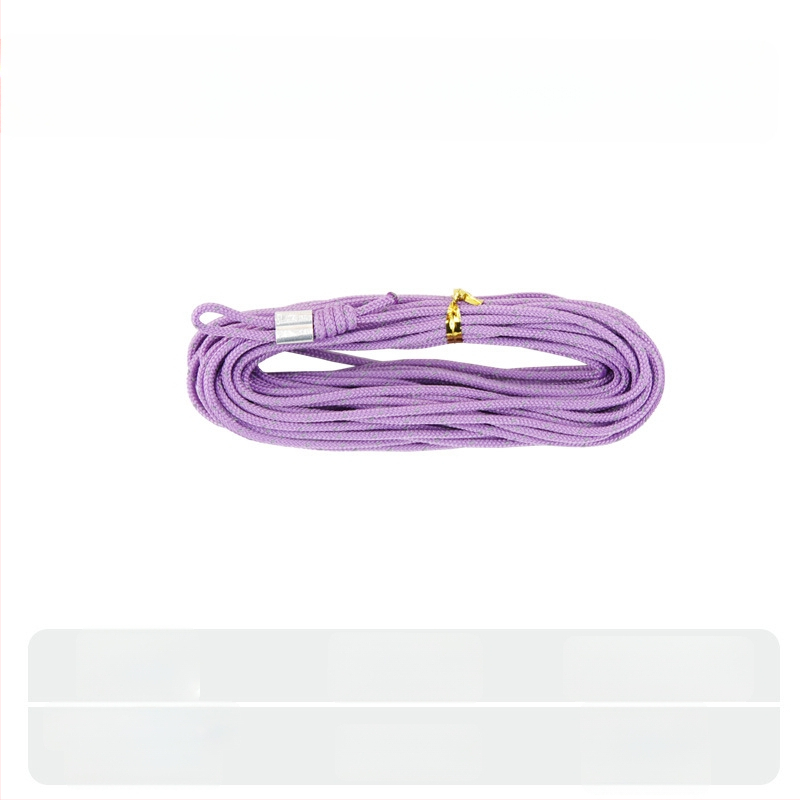 Риболовно въже с ключалка за риба – плетено въже, подсилено със стоманено телено, DIY аксесоар