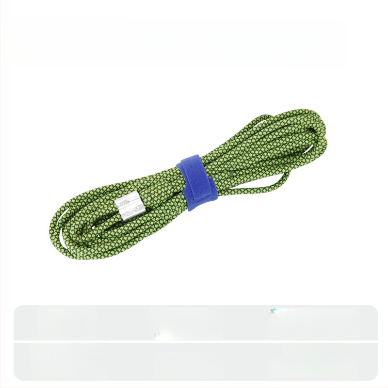 Риболовно въже с ключалка за риба – плетено въже, подсилено със стоманено телено, DIY аксесоар