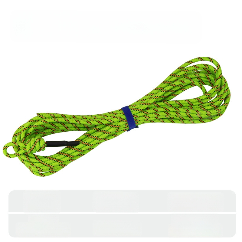 Риболовно въже с ключалка за риба – плетено въже, подсилено със стоманено телено, DIY аксесоар