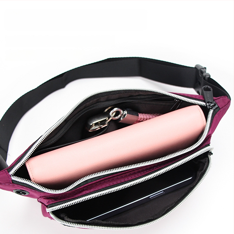 Vyrinė juosmens rankinė – atspari vandeniui Oxford audiniui, cross-body dirželis, miesto paprastas stilius, vientisas raštas