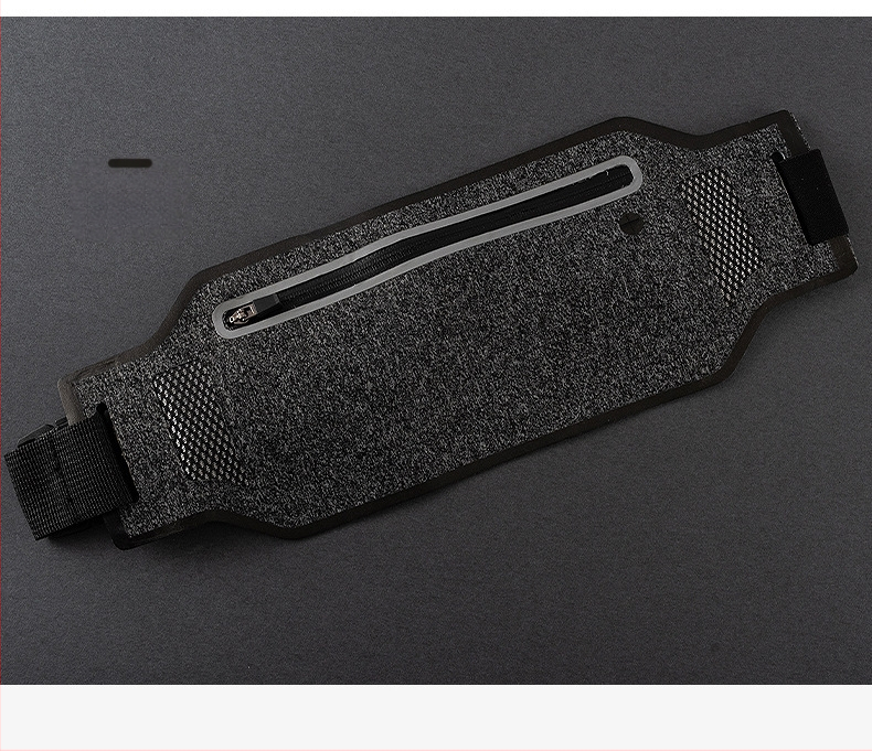 Sport derék táska – poliészter, vízálló, lopás elleni, uniszex, nylon bélés