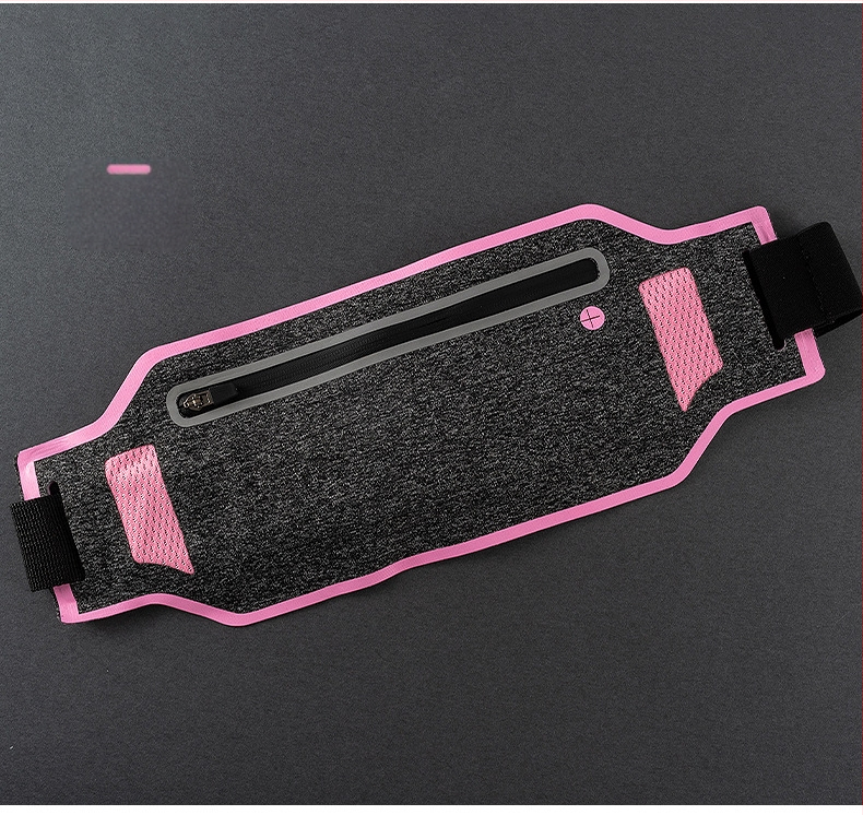 Sport derék táska – poliészter, vízálló, lopás elleni, uniszex, nylon bélés