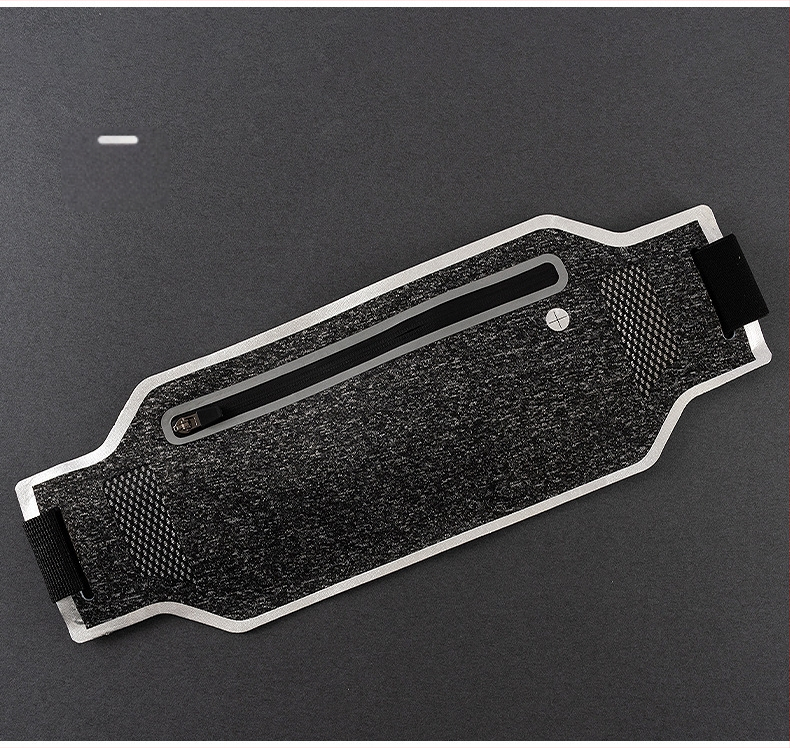 Sport derék táska – poliészter, vízálló, lopás elleni, uniszex, nylon bélés