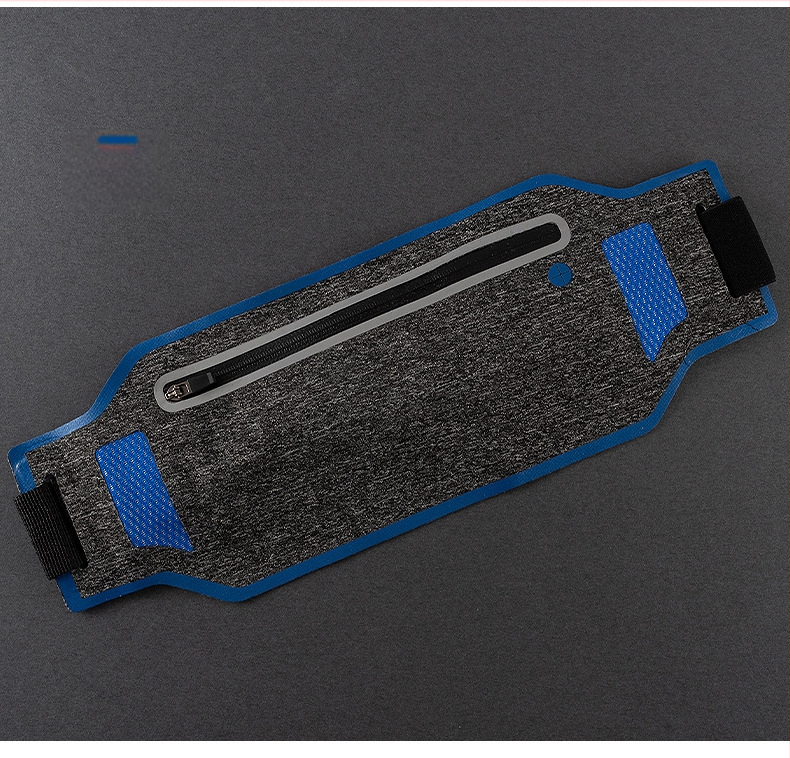 Sport derék táska – poliészter, vízálló, lopás elleni, uniszex, nylon bélés