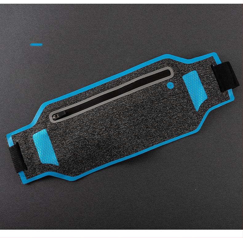 Sport derék táska – poliészter, vízálló, lopás elleni, uniszex, nylon bélés