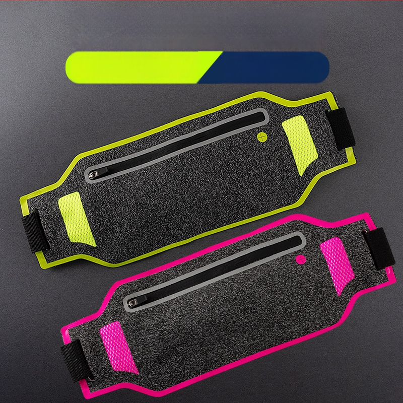 Sport derék táska – poliészter, vízálló, lopás elleni, uniszex, nylon bélés