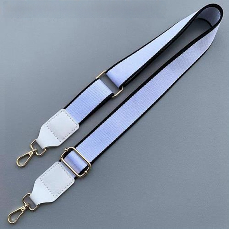 Curea de umăr reglabilă pentru geantă, cu două clipsuri, din pânză poliesterică și piele PU