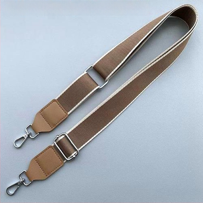 Curea de umăr reglabilă pentru geantă, cu două clipsuri, din pânză poliesterică și piele PU