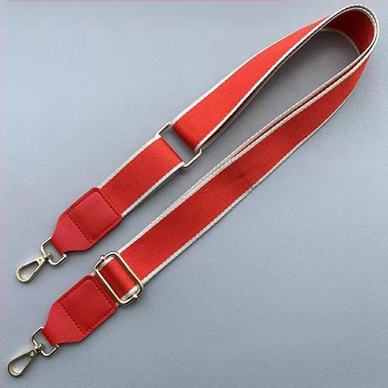 Curea de umăr reglabilă pentru geantă, cu două clipsuri, din pânză poliesterică și piele PU