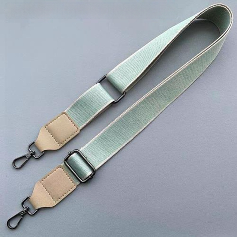 Curea de umăr reglabilă pentru geantă, cu două clipsuri, din pânză poliesterică și piele PU