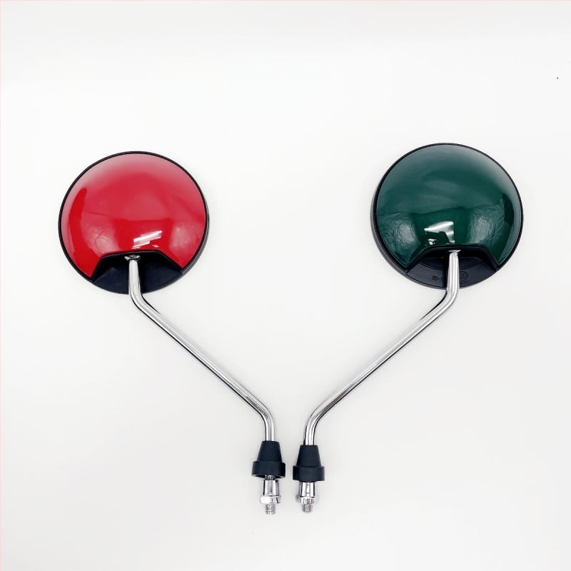 Visszapillantó tükör elektromos kerékpárhoz, konvex széles látószögű, univerzális kerek tükör