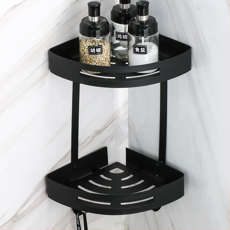 Raft de colț montat pe perete pentru baie, oțel inoxidabil, sarcină 30 kg, model A01, finisaj oglindă lucios