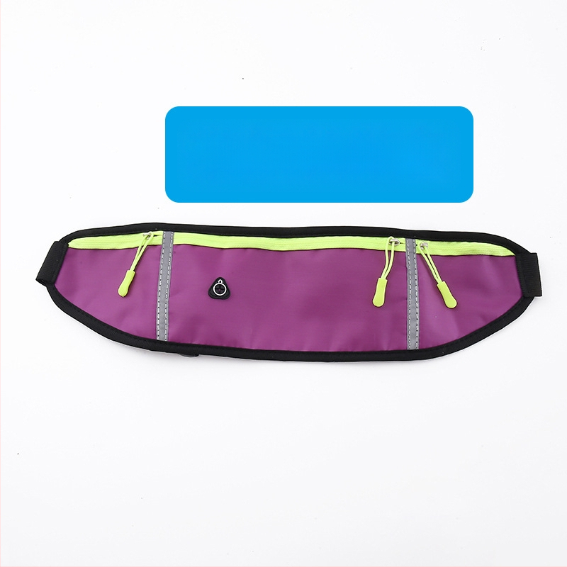 Kerékpáros derék táska - uniszex, vízálló nejlon sporttáska palacktartóval, ultrakönnyű, kültéri használatra (Nylon; Vízálló; Ultra könnyű; Palacktartó; Uniszex)