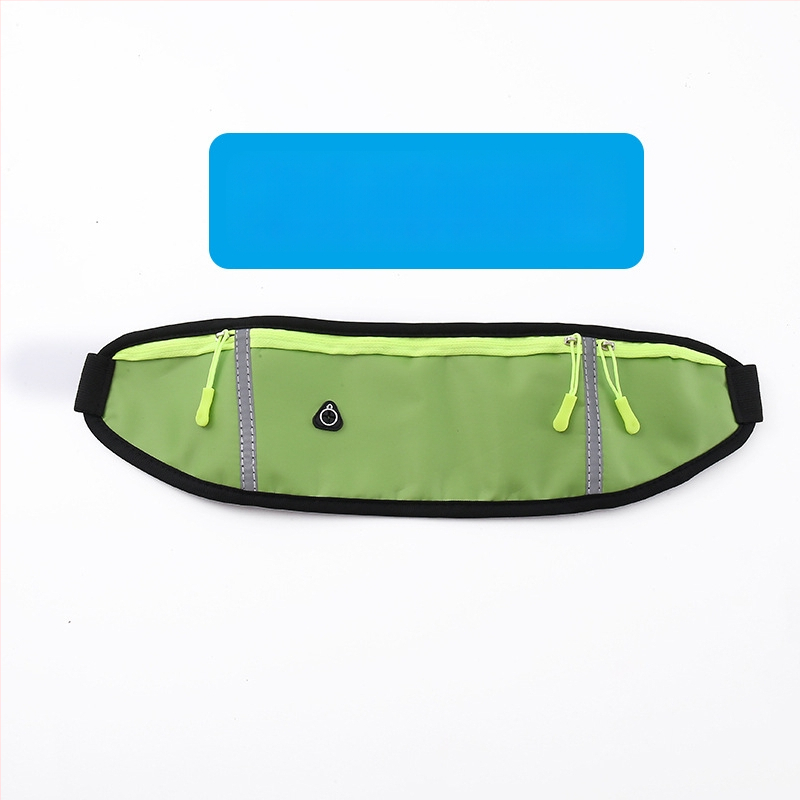 Kerékpáros derék táska - uniszex, vízálló nejlon sporttáska palacktartóval, ultrakönnyű, kültéri használatra (Nylon; Vízálló; Ultra könnyű; Palacktartó; Uniszex)