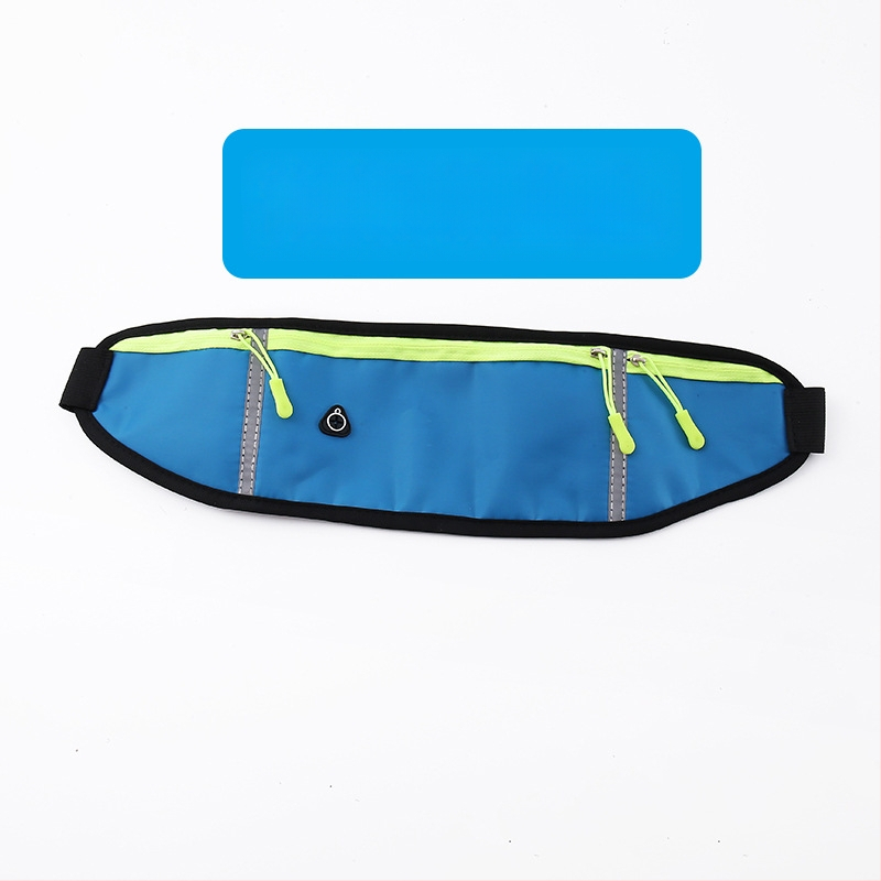 Kerékpáros derék táska - uniszex, vízálló nejlon sporttáska palacktartóval, ultrakönnyű, kültéri használatra (Nylon; Vízálló; Ultra könnyű; Palacktartó; Uniszex)