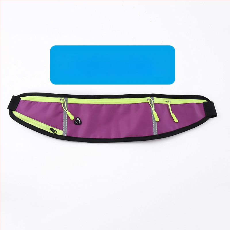 Kerékpáros derék táska - uniszex, vízálló nejlon sporttáska palacktartóval, ultrakönnyű, kültéri használatra (Nylon; Vízálló; Ultra könnyű; Palacktartó; Uniszex)