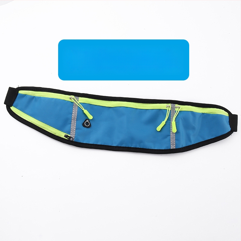 Kerékpáros derék táska - uniszex, vízálló nejlon sporttáska palacktartóval, ultrakönnyű, kültéri használatra (Nylon; Vízálló; Ultra könnyű; Palacktartó; Uniszex)