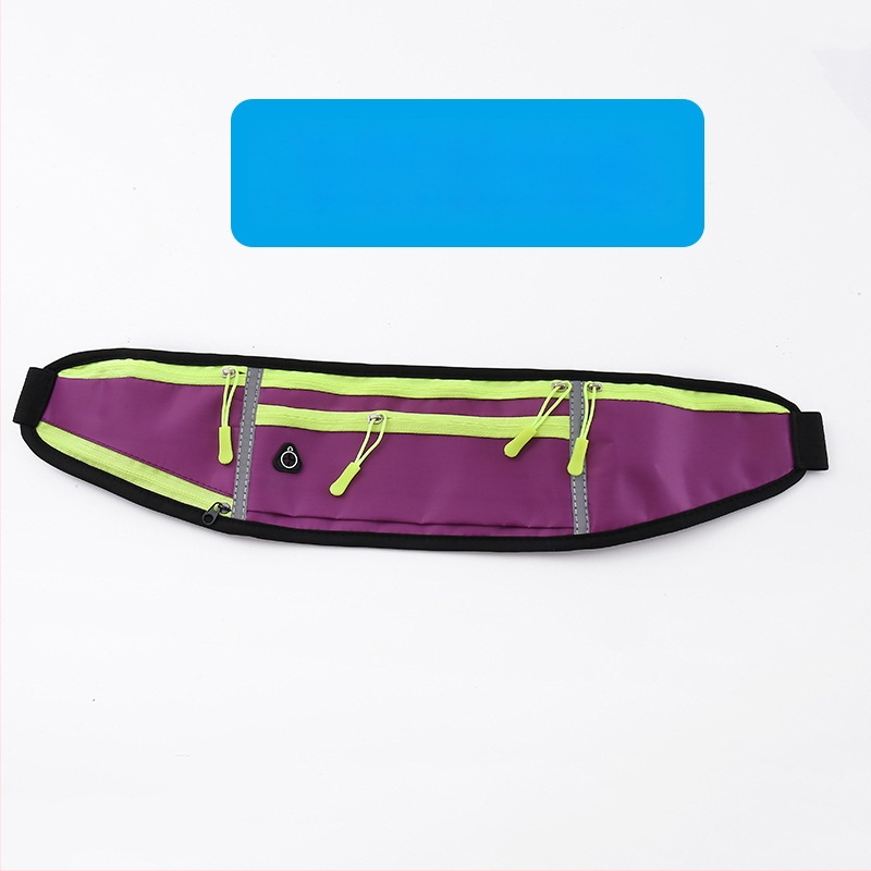 Kerékpáros derék táska - uniszex, vízálló nejlon sporttáska palacktartóval, ultrakönnyű, kültéri használatra (Nylon; Vízálló; Ultra könnyű; Palacktartó; Uniszex)