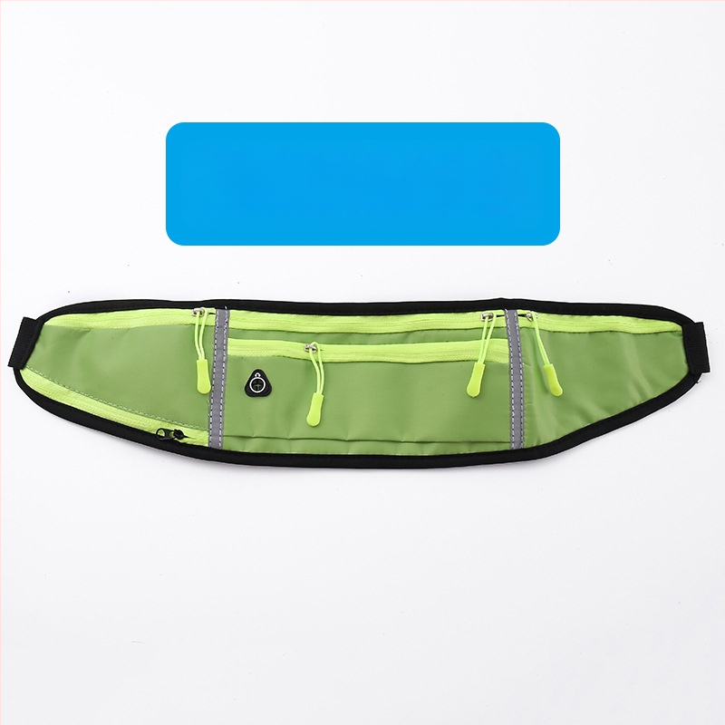 Kerékpáros derék táska - uniszex, vízálló nejlon sporttáska palacktartóval, ultrakönnyű, kültéri használatra (Nylon; Vízálló; Ultra könnyű; Palacktartó; Uniszex)