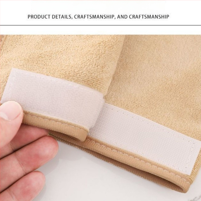 Grožio salono rankšluosnių komplektas: pagalvės rankšluostis, krūtinės rankšluostis su skylute, lovos rankšluostis ir galvos rankšluostis; mikropluoštas, 430 gsm, 80% mikropluošto + nailonas; logotipo pritaikymas; siuvimo kraštai