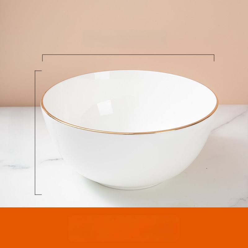 Csontporcelán tálak készlete szállodák és éttermek számára — kör alakú, glazúrt felület, testreszabható