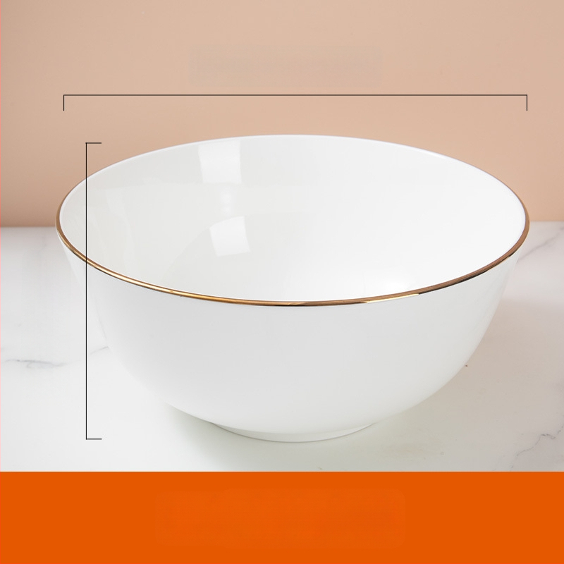 Csontporcelán tálak készlete szállodák és éttermek számára — kör alakú, glazúrt felület, testreszabható