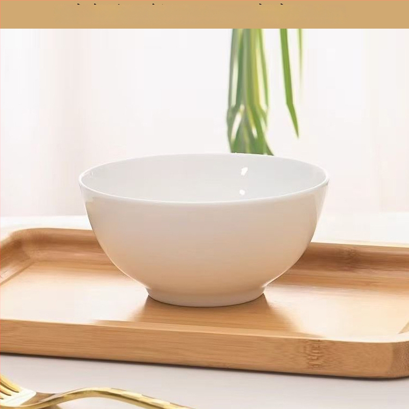 Csontporcelán tálak készlete szállodák és éttermek számára — kör alakú, glazúrt felület, testreszabható