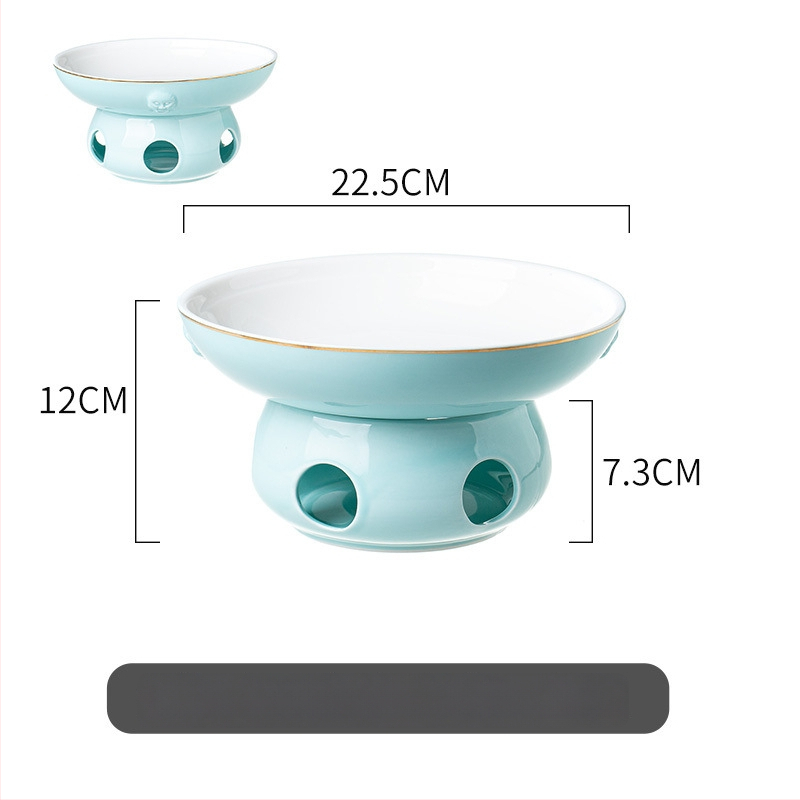 Плоча за подгряване от желязо-сплави, отоплявана с восъчна свещ, за Хунански сух тиган