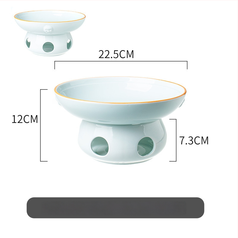 Плоча за подгряване от желязо-сплави, отоплявана с восъчна свещ, за Хунански сух тиган