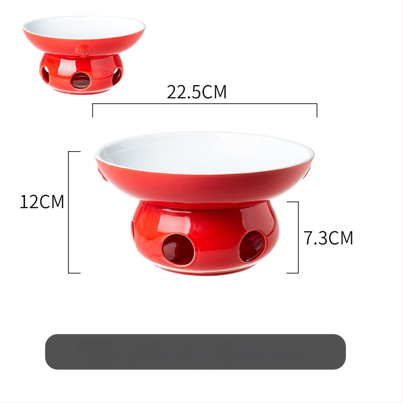 Плоча за подгряване от желязо-сплави, отоплявана с восъчна свещ, за Хунански сух тиган