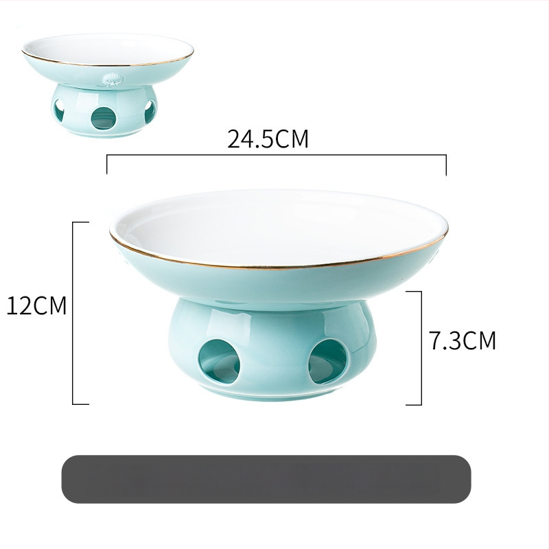 Плоча за подгряване от желязо-сплави, отоплявана с восъчна свещ, за Хунански сух тиган