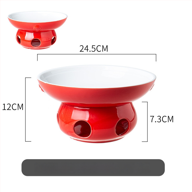 Плоча за подгряване от желязо-сплави, отоплявана с восъчна свещ, за Хунански сух тиган